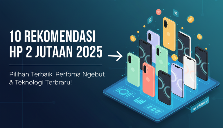 10 Rekomendasi HP Harga 2 Jutaan Terbaik 2025