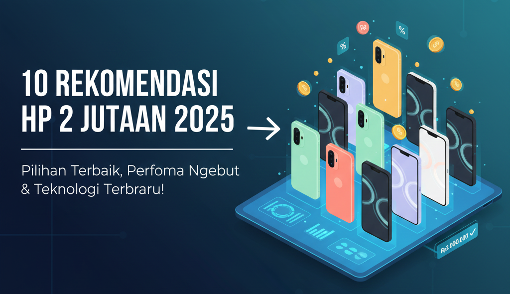 10 Rekomendasi HP Harga 2 Jutaan Terbaik 2025