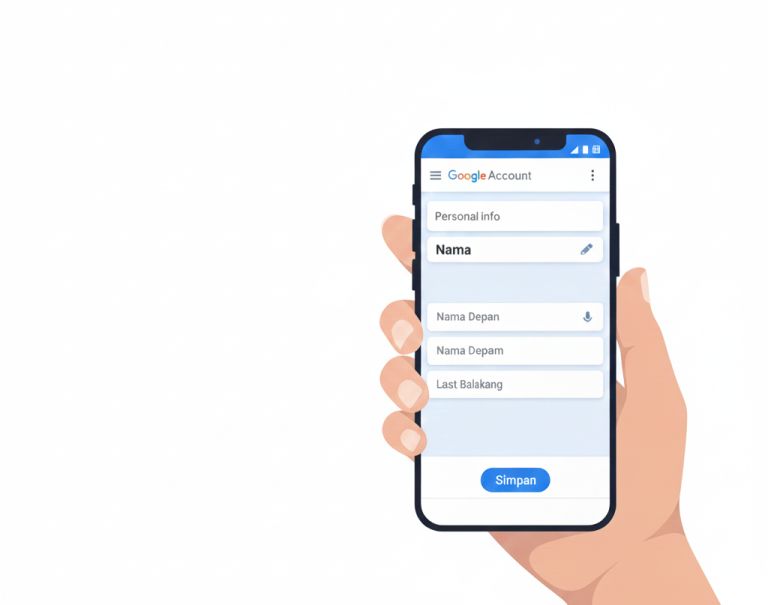 cara mengubah nama akun Gmail