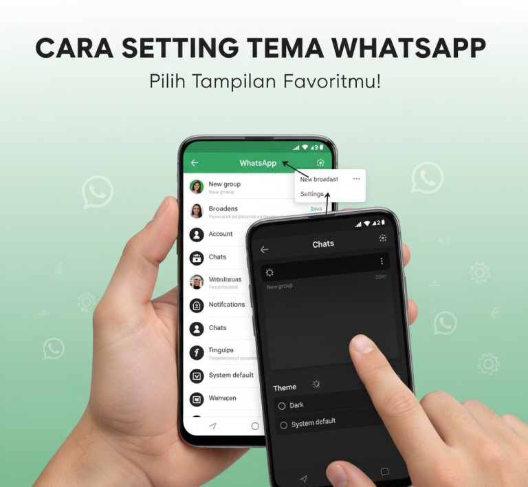 cara mengubah tema chat WhatsApp