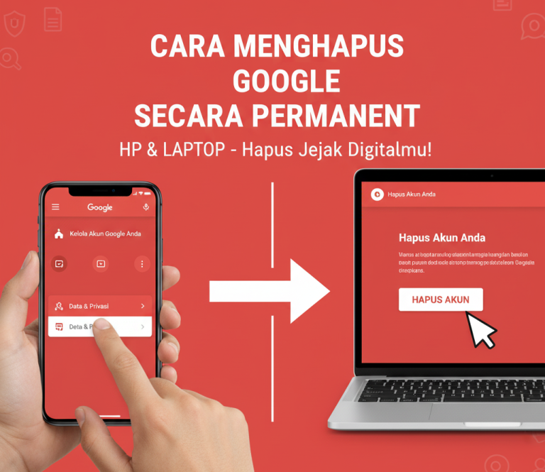 Cara Menghapus Akun Google Secara Permanen di HP dan Laptop