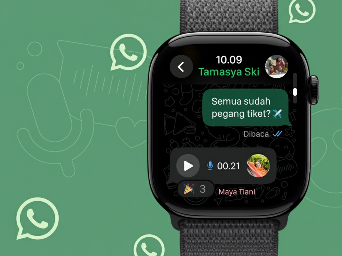 WhatsApp Resmi Hadir di Apple Watch
