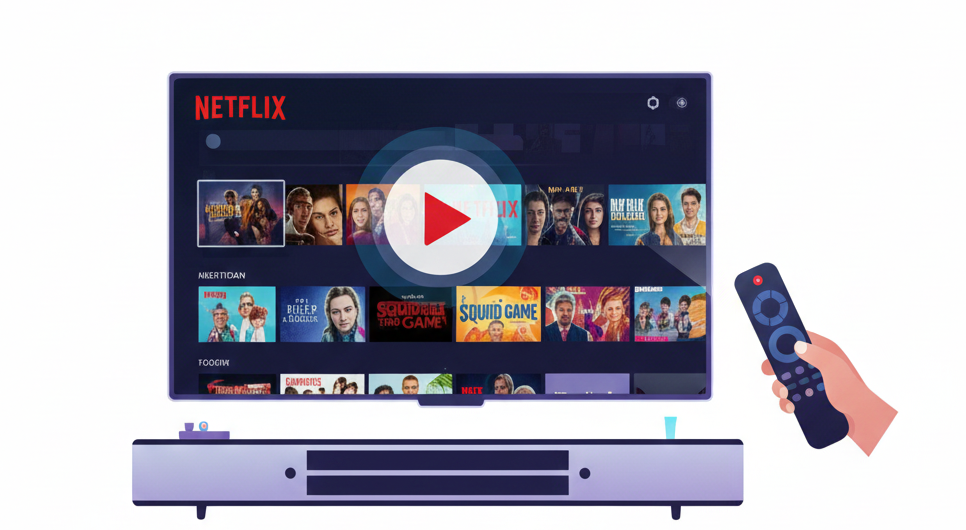 cara nonton Netflix di TV