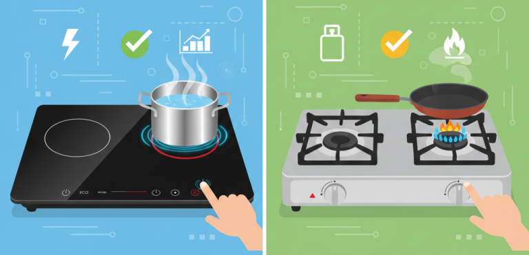 perbandingan kompor listrik dengan kompor gas