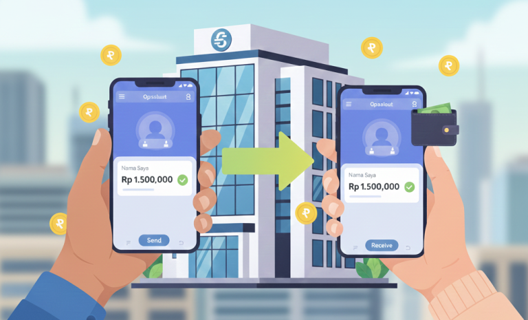 cara transfer uang lewat HP