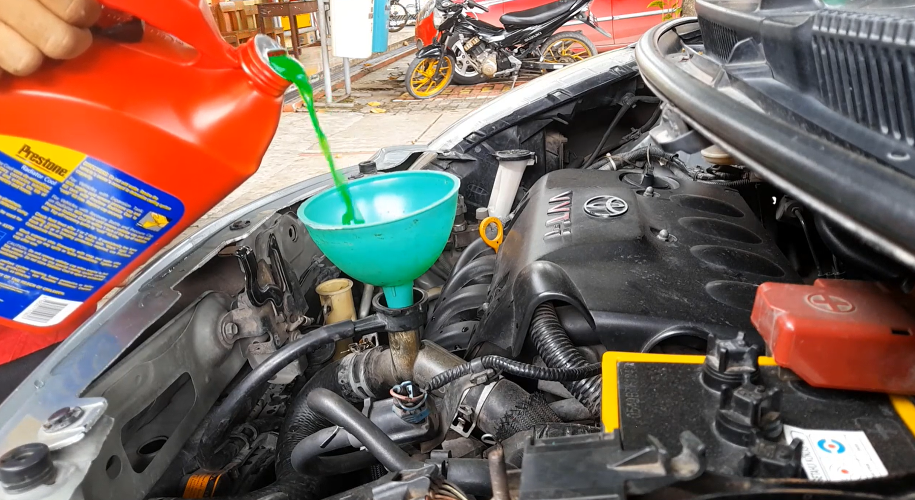 kapasitas air radiator Yaris